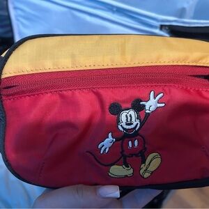 Disney Red and Yellow Mickey Mouse Belt Bag